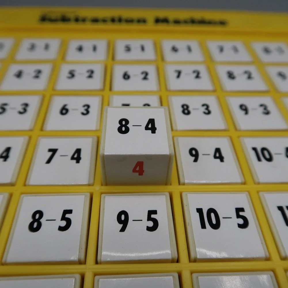 Lakeshore Learning Subtraction Machine Home School Tool Math Game Self Study